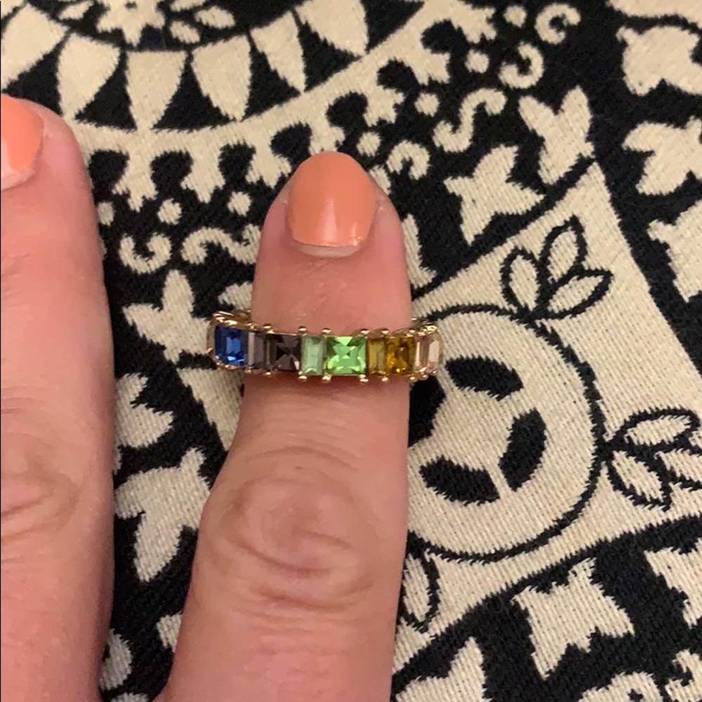 BaubleBar Alisa Rainbow Ring 🌈